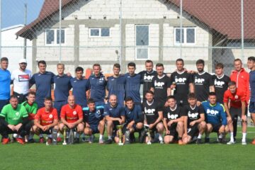 Poza de grup cu echipele laureate la Cupa Voronskaya - Civica
