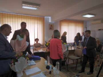 Cele nouă unități școlare câștigătoare a titlului „Școală Europeană”, sărbătorite de conducerea IȘJ Suceava