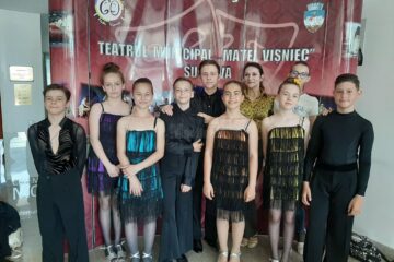 Formația de dans „Adalis” de la Palatul Copiilor Suceava, pe podium la Festivalul-Concurs Internațional de Gimnastică și Dans „Prietenia”