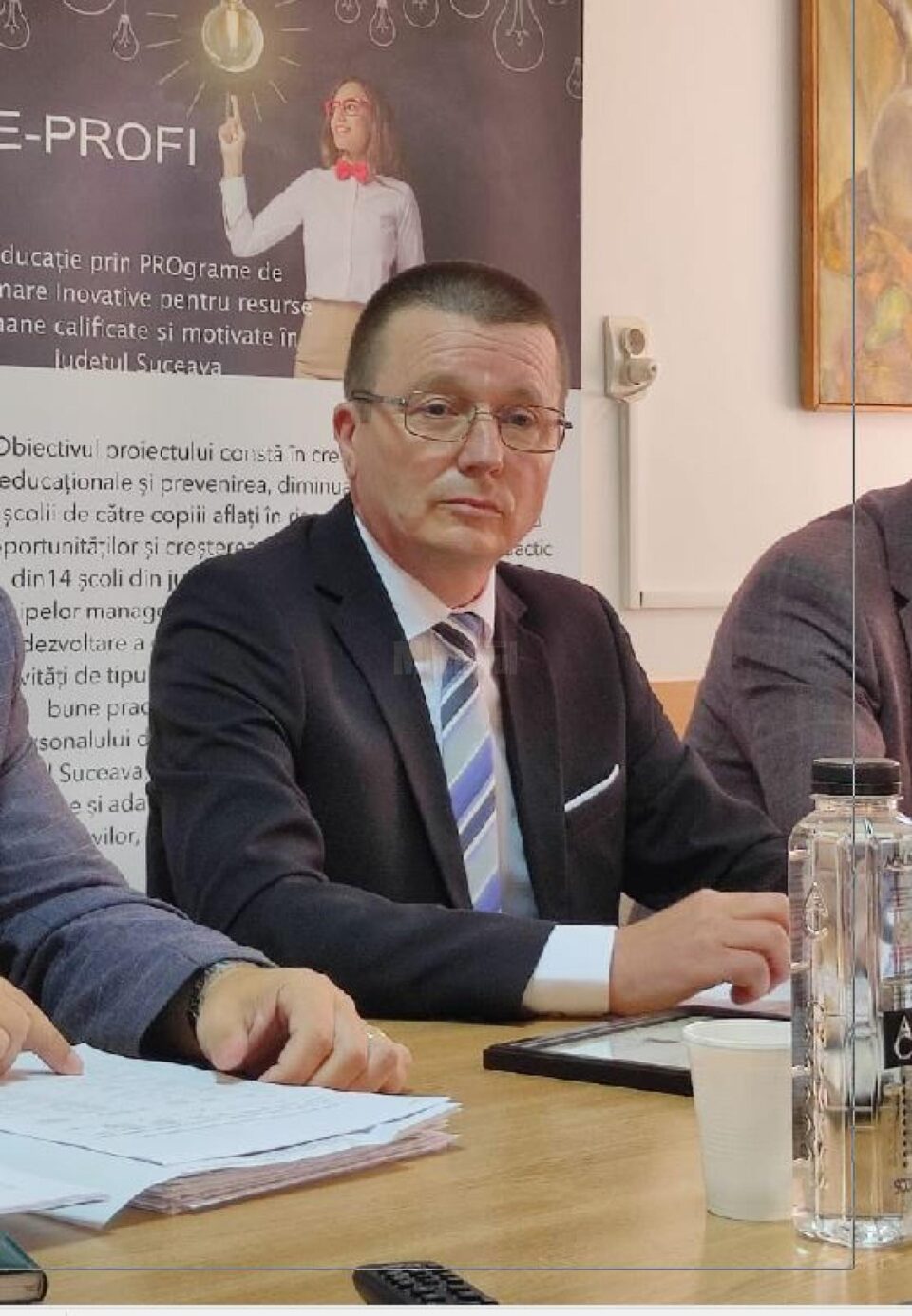 Inspectorul școlar general, prof. Grigore Bocanci