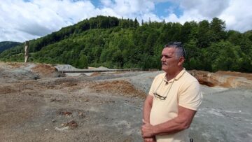 Ioan Oros, primarul din Ostra, spune că zona este un real pericol