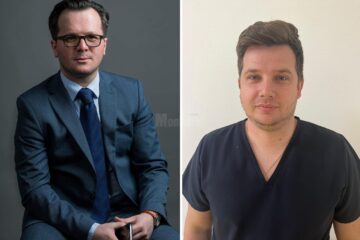 Managerul Spitalului Municipal Rădăuți, Dan Vatră (stânga), a demisionat. Noul manager este dr. Flaviu Sima, medicul-șef al secției ATI