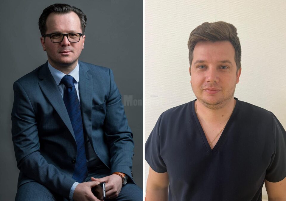 Managerul Spitalului Municipal Rădăuți, Dan Vatră (stânga), a demisionat. Noul manager este dr. Flaviu Sima, medicul-șef al secției ATI