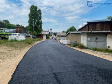 Lucrările de asfaltare a străzii Aleea Jupiter, până la Biserica Sfântul Ioan cel Nou