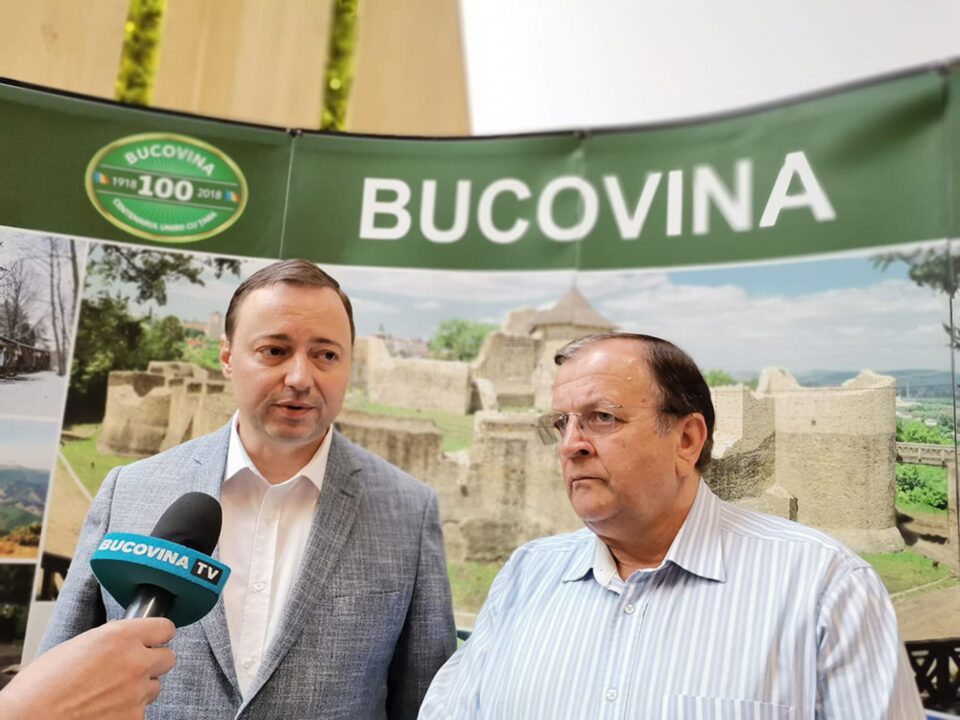 Directorul CNAIR, Cristian Pistol, și președintele CJ Suceava, Gheorghe Flutur”