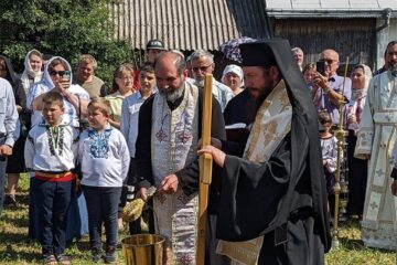 Sfințirea locului și punerea pietrei de temelie pentru biserica „Tuturor Sfinților” – Rădăuți