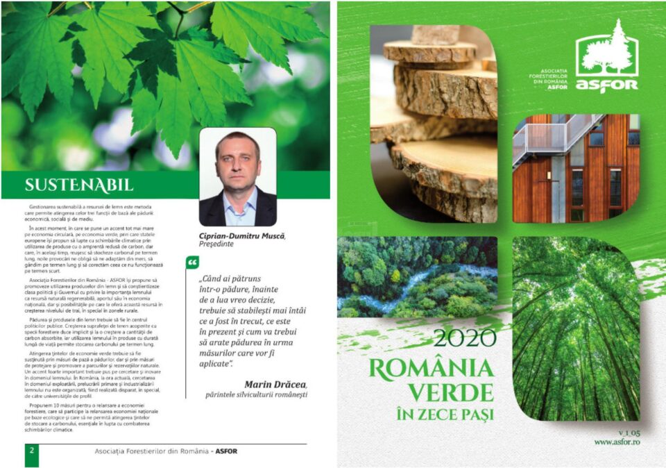 Romania verde in 10 pasi - strategia ASFOR, confirmata, la doi ani de la lansare