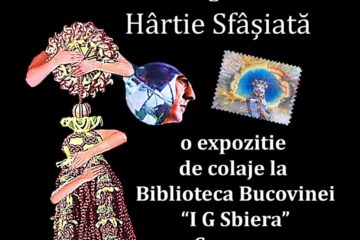 „Hârtie Sfâșiată”, o expoziție de colaje la Biblioteca Bucovinei „I. G. Sbiera” Suceava
