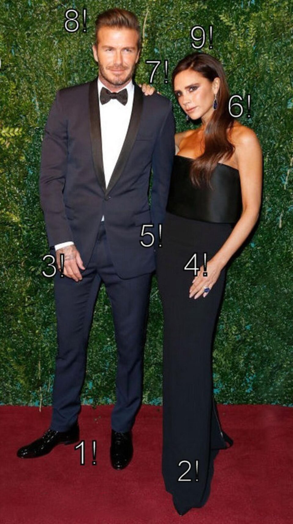 Limbajul nonverbal la David și Victoria Beckham