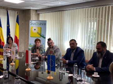 Delegații din orașele înfrățite Chișinău, Soroca, Karavas și Sosnowiec, primite la Zilele Sucevei 6