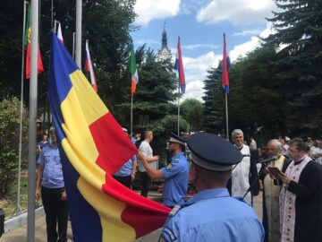 Ziua Drapelului Național a fost marcată la Suceava printr-un ceremonial militar