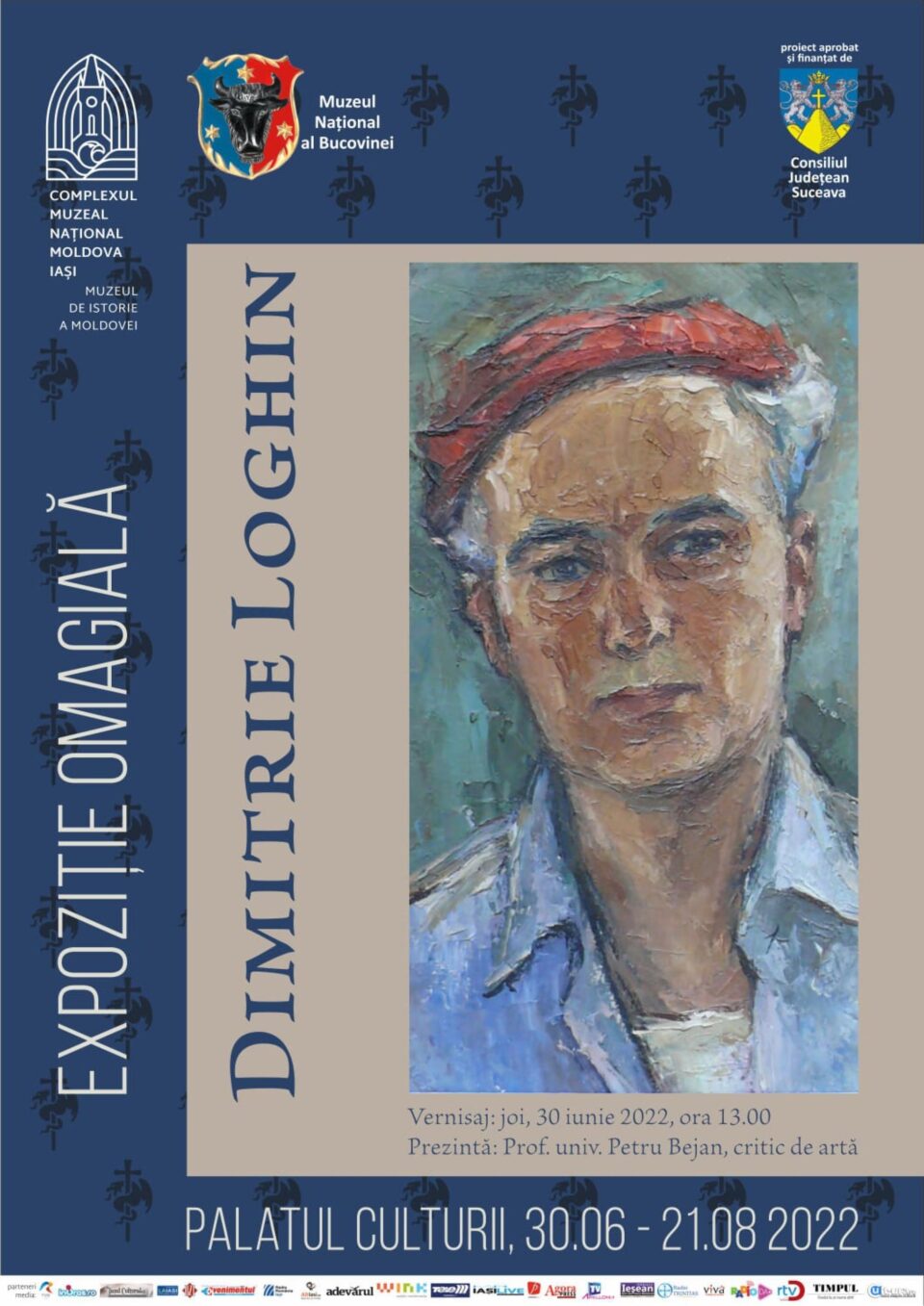 Expoziția Omagială „Dimitrie Loghin”, la Palatul Culturii din Iași
