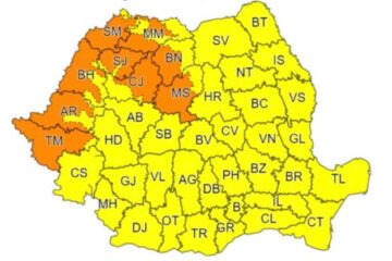 Avertizare de Cod Galben de căldură pentru următoarele trei zile