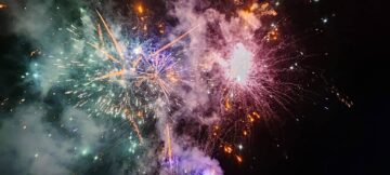 Spectaculoase focuri de artificii la Zilele Sucevei 2022. Foto Artistul