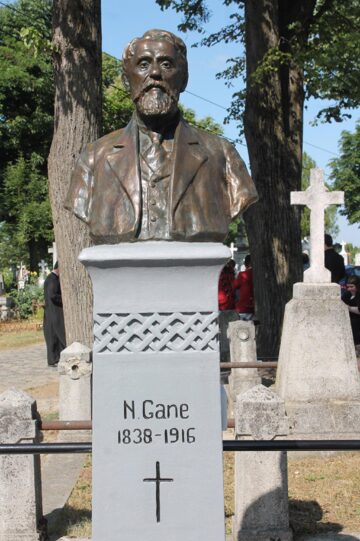 Mormântul monument istoric al lui Nicolae Gane, restaurat de Asociația „Fălticeni Cultural”