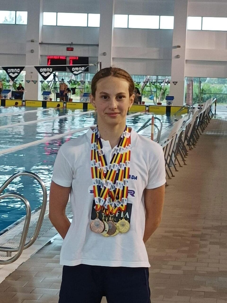 Daria Silișteanu a stabilit un nou record național în proba 100 metri spate