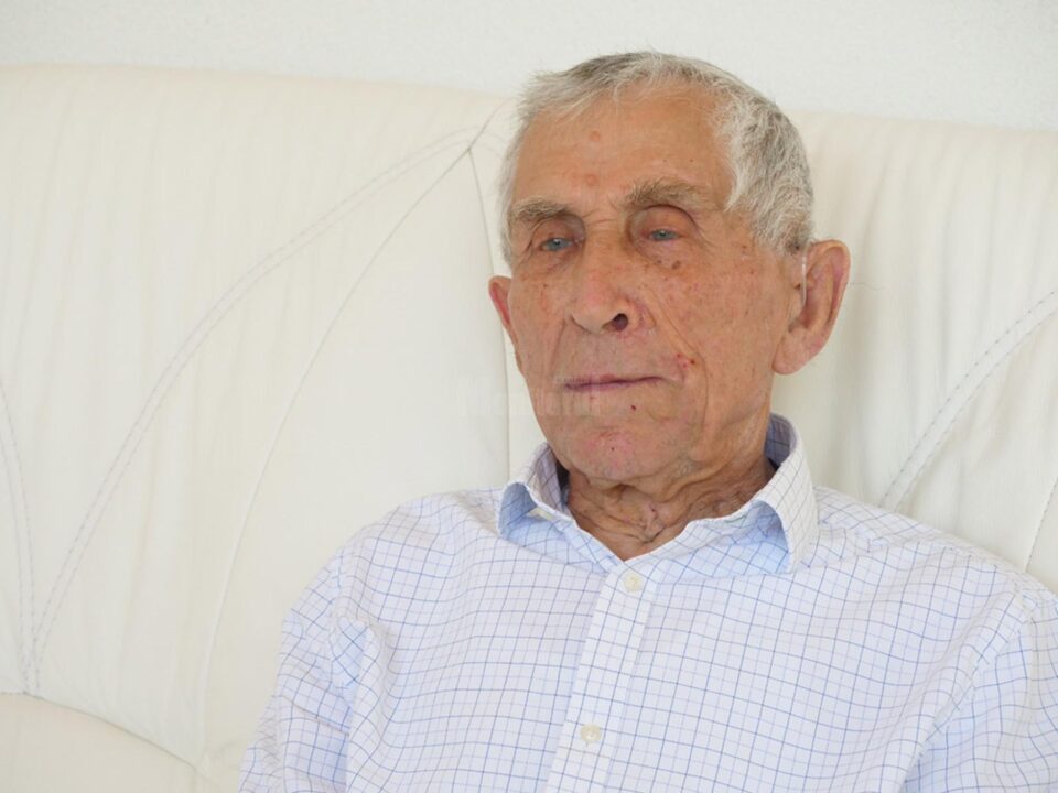 Veteranul Vasile Filote în preajma împlinirii vârstei de 100 de ani