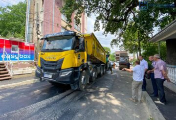 Un tronson de 1.570 de metri pătrați din strada Mihai Eminescu din municipiul Suceava a fost reabilitat