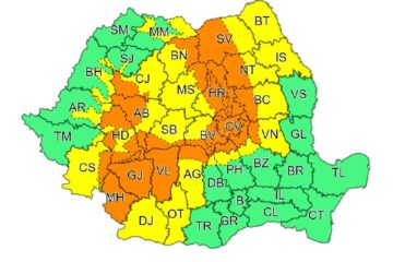 Ploi torențiale și instabilitate atmosferică în tot județul Suceava
