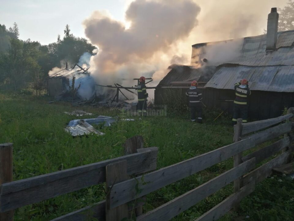 Incendiu foarte puternic
