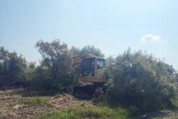 Zona în care se făceau exploatări ilegale