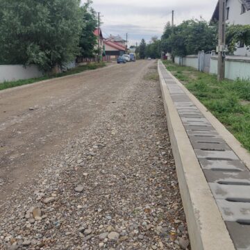 Lucrările s-au oprit înainte de primul strat de asfalt