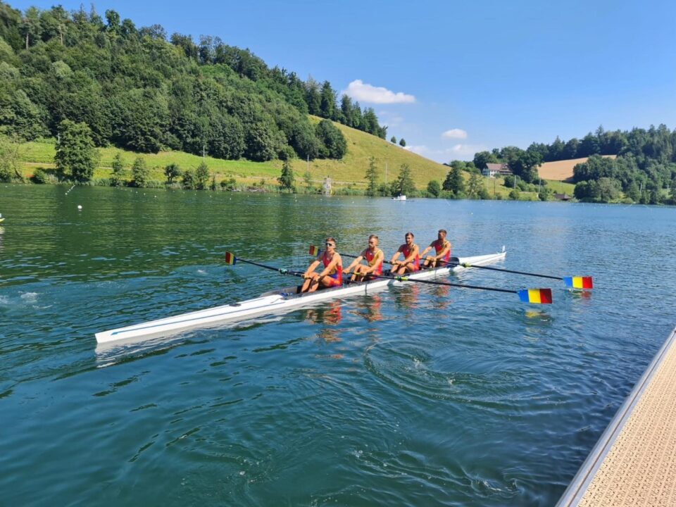 Echipajul de 4 rame masculin la Cupa Mondiala de la Lucerna