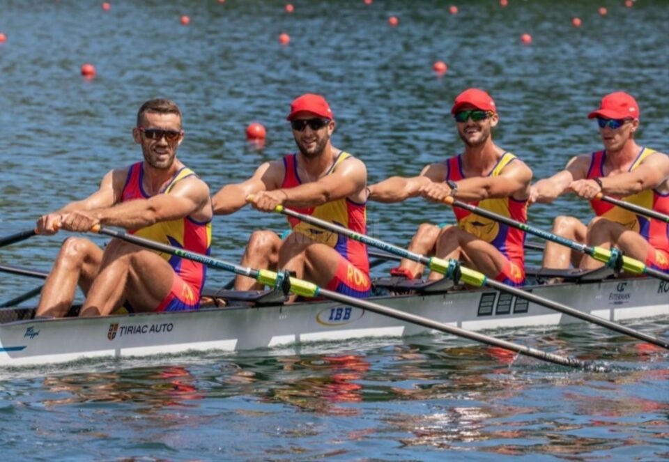 Echipajul de 4 vâsle masculin la Cupa Mondială de la Lucerna