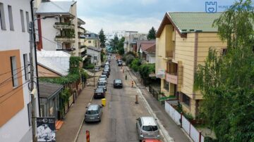 A fost reabilitată parcarea de pe str. Anastasie Crimca, din municipiul Suceava