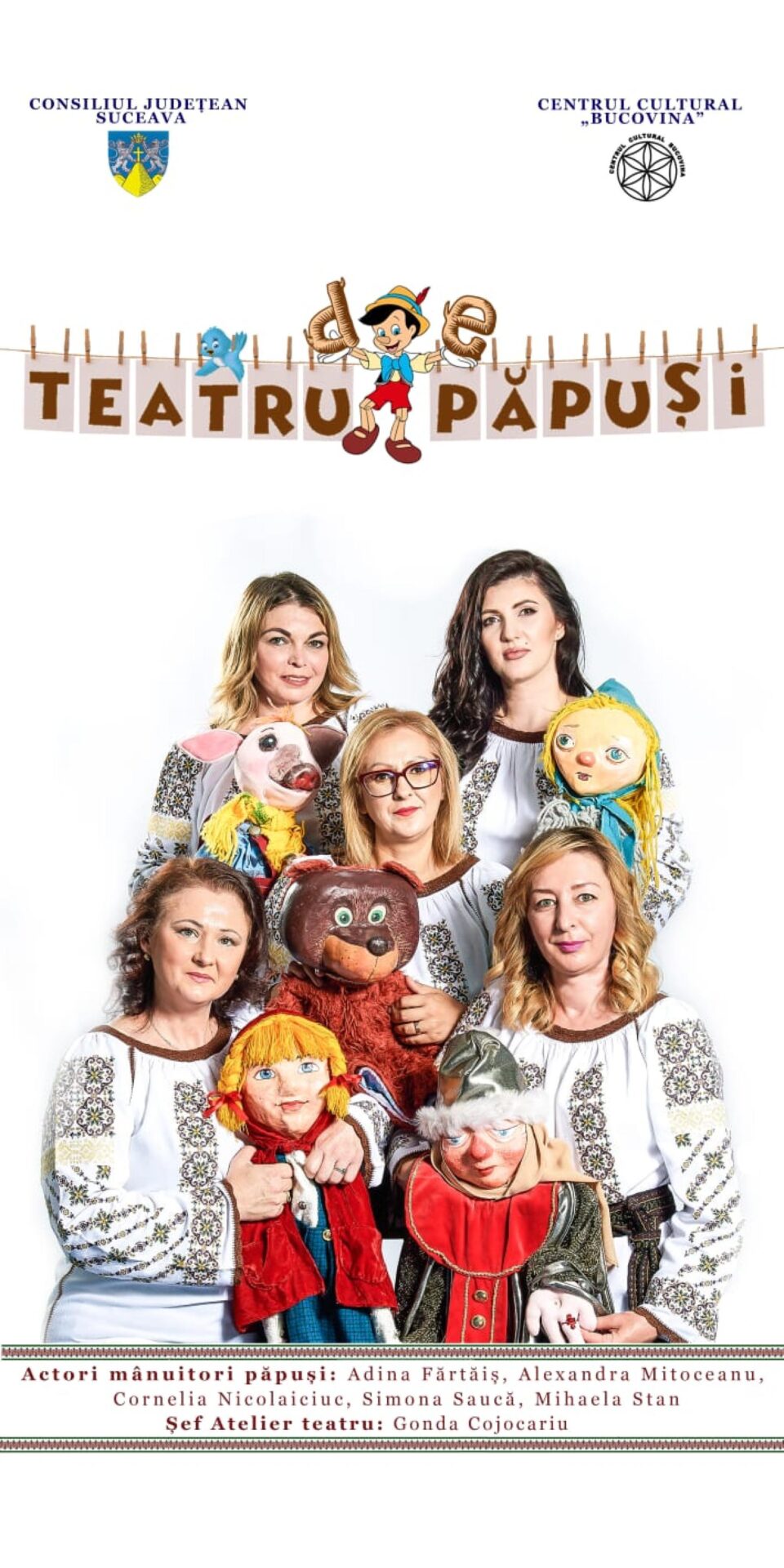 Copiii din Suceava vor avea parte de spectacole de teatru de păpuși pe toată perioada vacanței de vară