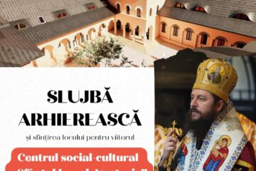Sfințirea locului pentru noul centru social-cultural „Sfântul Ierarh Nectarie” Burdujeni