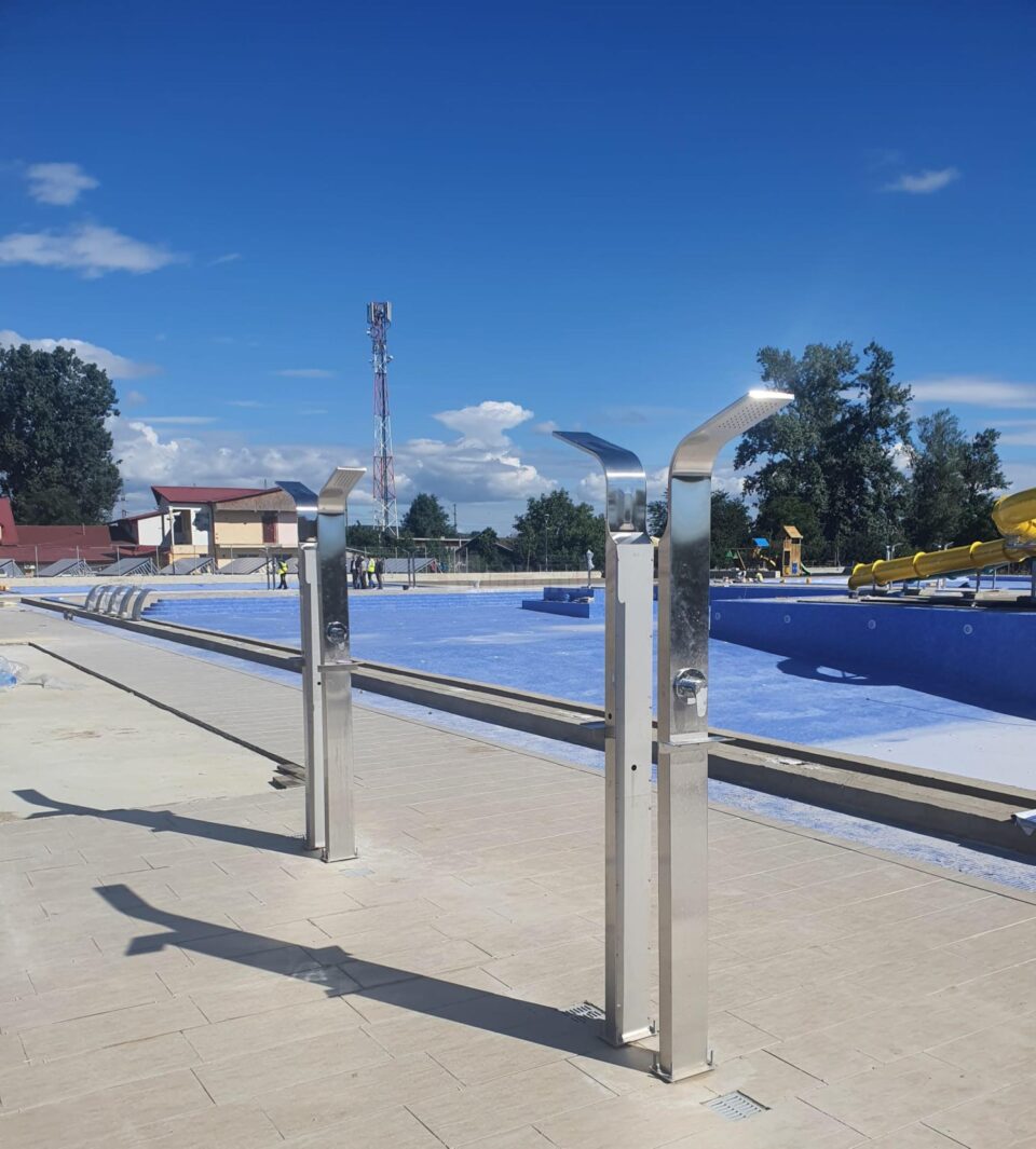 Lucrarile la strandul de la Itcani