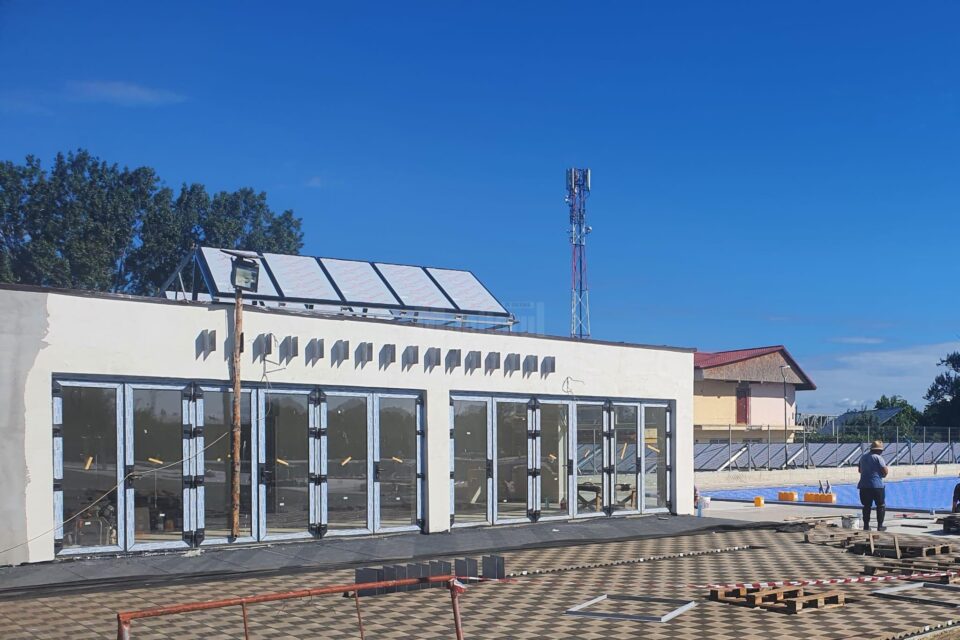 Lucrarile la strandul de la Itcani