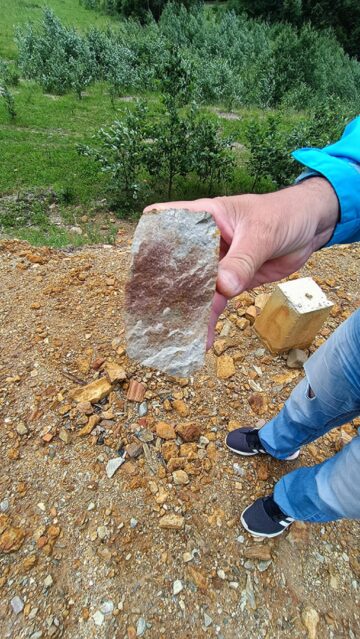 Minereul care se extrăgea de la Mina Leșu Ursului