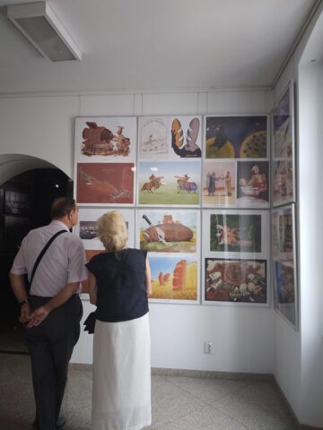 Expoziția Internațională de Grafică Satirică: Premiul „Bucovina”, în valoare de 500 de euro, a fost obținut de Andrea Pecchia, din Italia