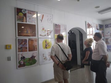 Expoziția Internațională de Grafică Satirică: Premiul „Bucovina”, în valoare de 500 de euro, a fost obținut de Andrea Pecchia, din Italia