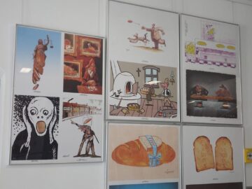 Expoziția Internațională de Grafică Satirică: Premiul „Bucovina”, în valoare de 500 de euro, a fost obținut de Andrea Pecchia, din Italia
