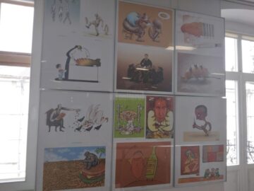 Expoziția Internațională de Grafică Satirică: Premiul „Bucovina”, în valoare de 500 de euro, a fost obținut de Andrea Pecchia, din Italia