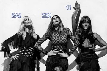 Limbajul nonverbal la Naomi Campbell, Claudia Schiffer și Cindy Crawford (II)