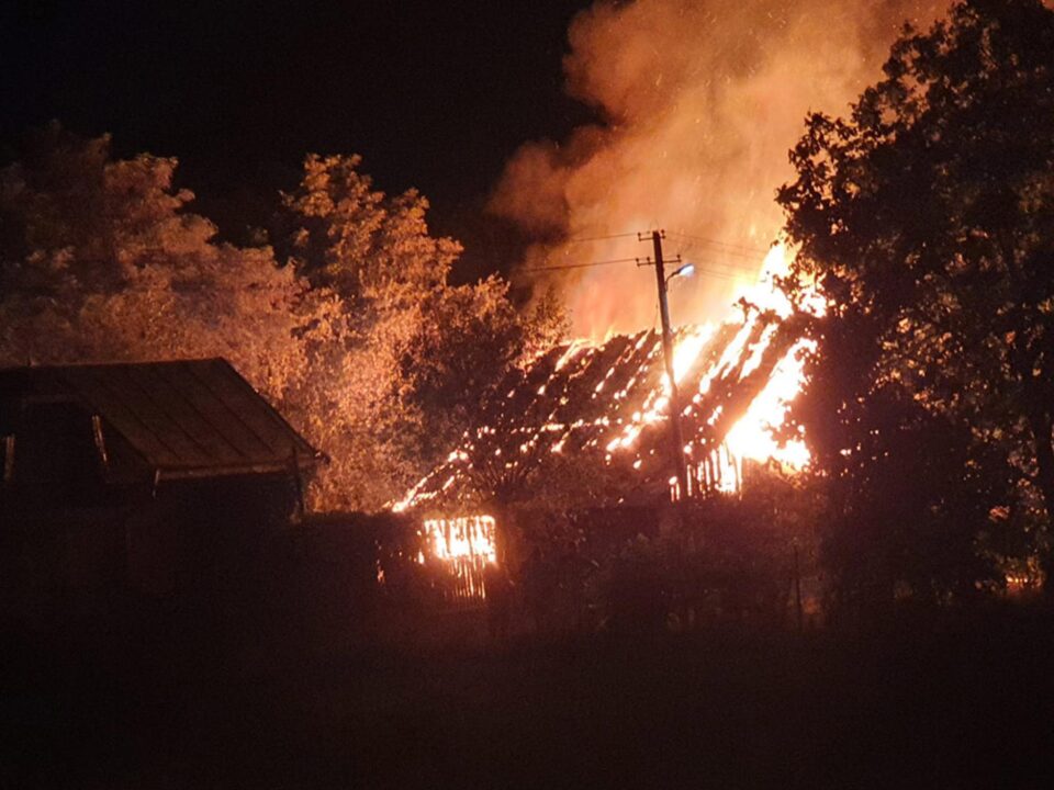 Imagine de coșmar de la incendiul de sâmbătă noapte de la Solca