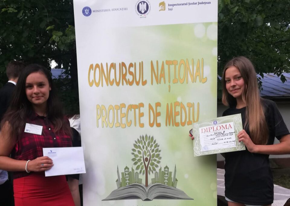 Eleve din județ la etapa națională a Concursului „Proiecte de mediu”