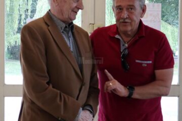 Radu Bercea și primarul Marius Ursaciuc