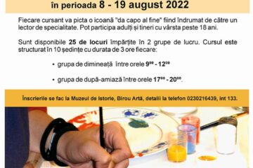 Atelier de pictură icoană în manieră bizantină, la Muzeul de Istorie
