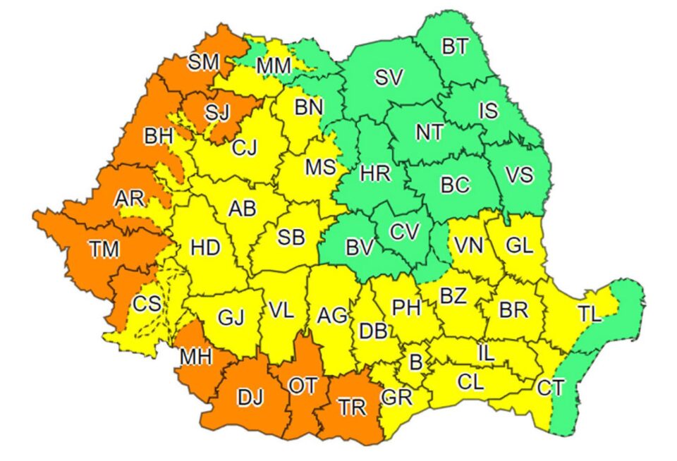 Val de căldură în perioada 21 -24 iulie