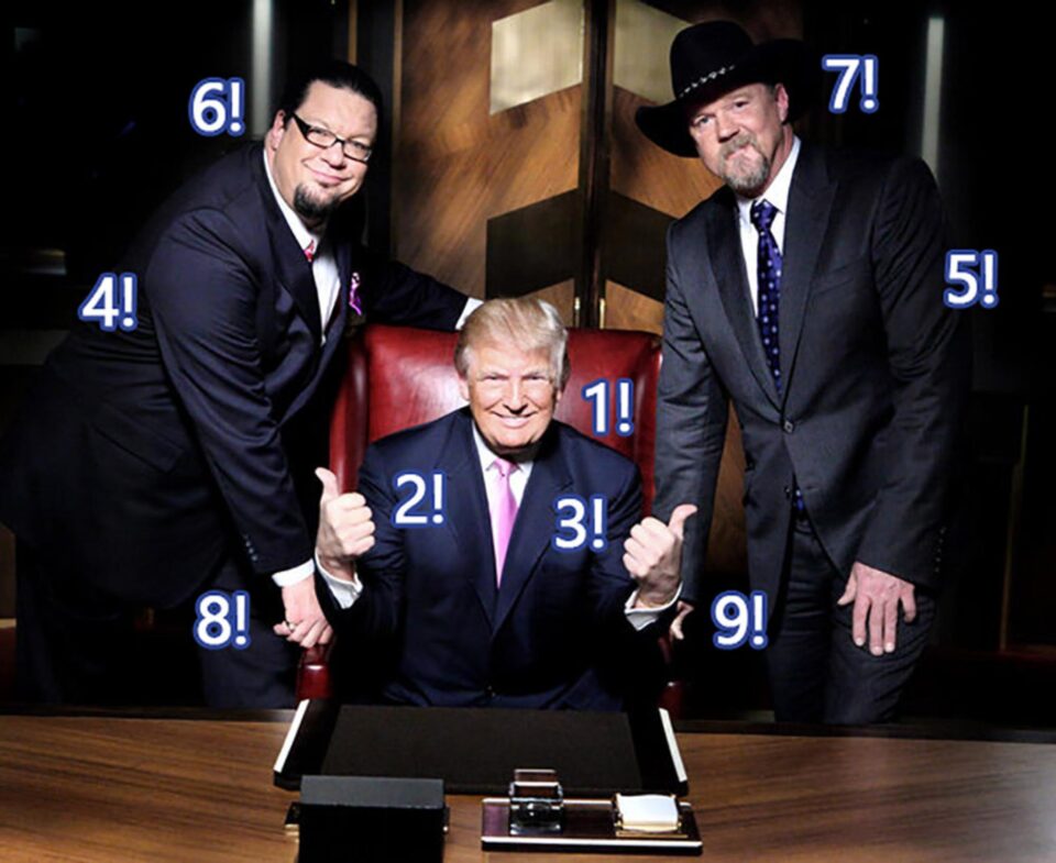 Limbajul nonverbal la Donald Trump, Penn Jillette și Trace Adkins – The apprentice show Limbajul nonverbal la Donald Trump, Penn Jillette și Trace Adkins – The apprentice show