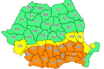 Atenționarea meteo privind valul de căldură și disconfort termic, prelungită până luni inclusiv