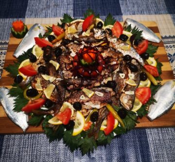 Delicioasele preparate din pește sunt pregătite de maestrul bucătar Sorin Băeșu