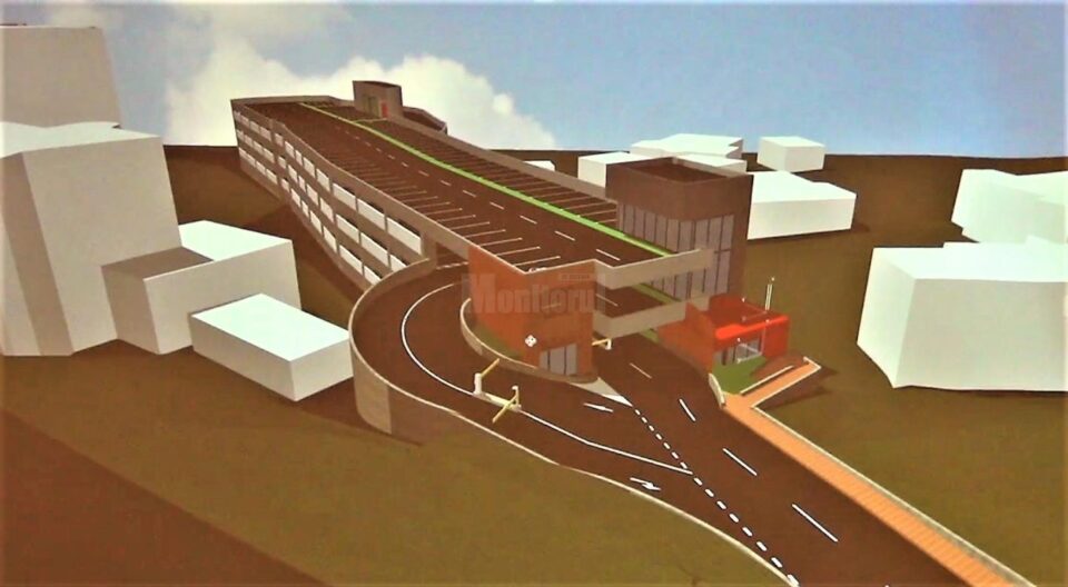 Proiectul parcarii supraterane care va fi realizata în spatele Primăriei Suceava