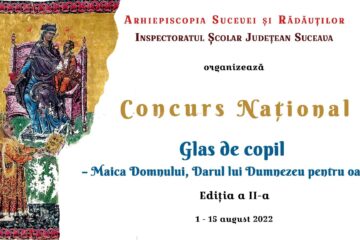Au început înscrierile pentru Concursul național de recitare din poezia închinată Maicii Domnului, ediția a II-a