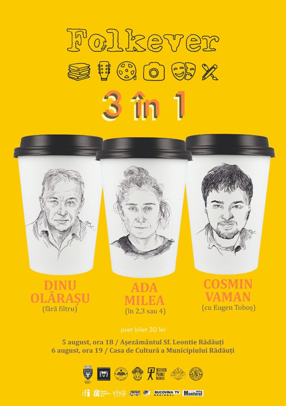 Weekend cu folk de calitate la „Folkever 3 în 1”